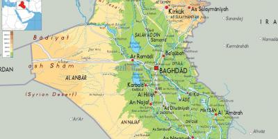 Térkép Iraki földrajz