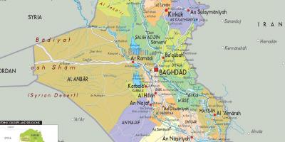 Iraki városokban térkép