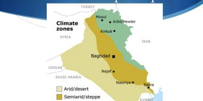 Térkép Iraki éghajlat